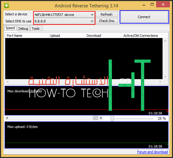 android reverse tethering tool